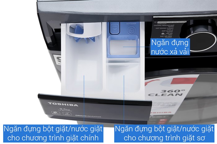 Máy Giặt Toshiba Inverter 9.5 Kg TW-BK105G4V(MG)